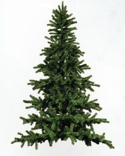 Halve kunstkerstboom