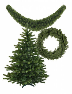 Kunstkerstboom compleet