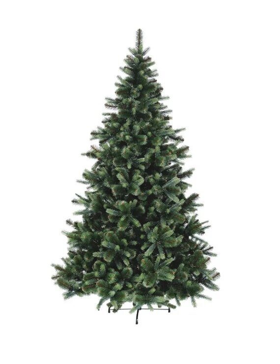 Luxe volle mix PE kunstkerstboom 210 cm hoog