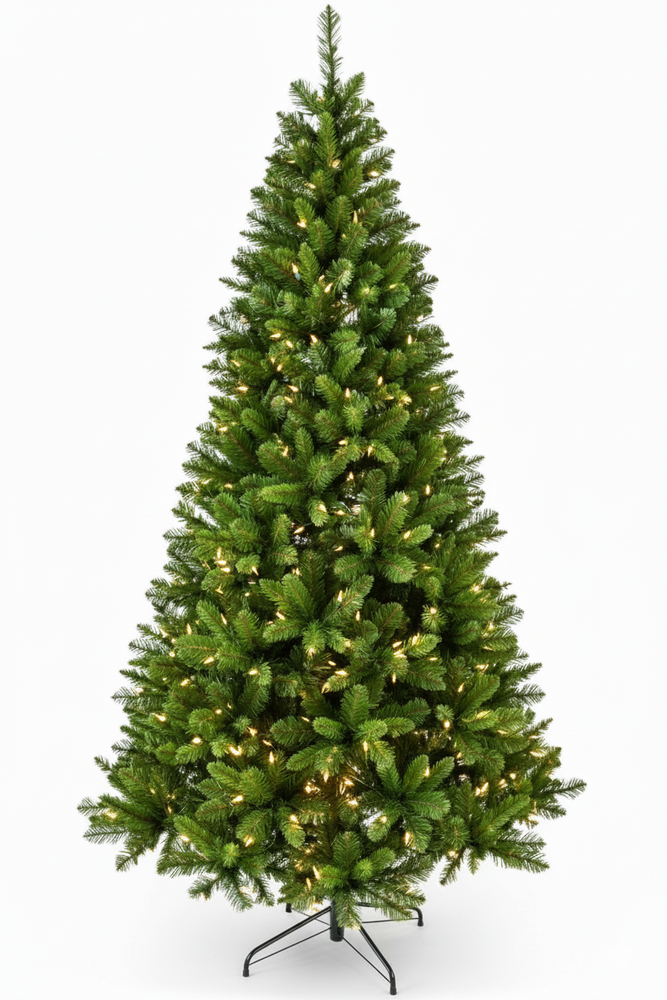 National Tree Company Akron - Kunstkerstboom - 213 cm - 400 warm witte Leds