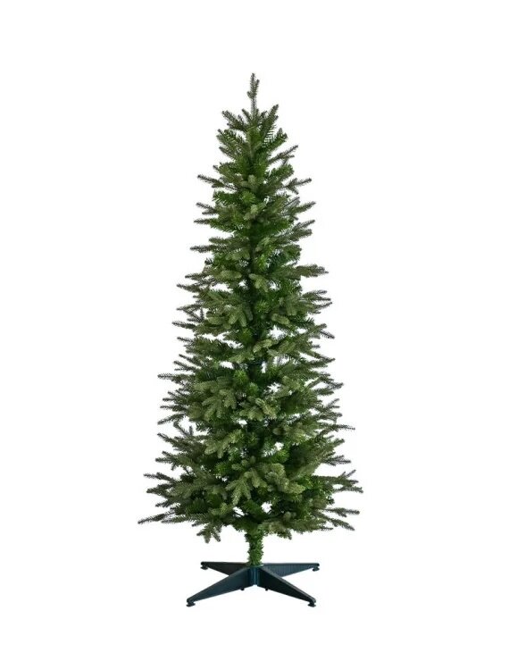 premium compact kunstkerstboom mix pe 210 cm hoog