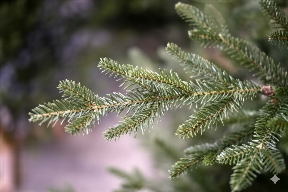 Our Nordic Christmas Arkansas - Kunstkerstboom - 243 cm - donkergroen - houten voet