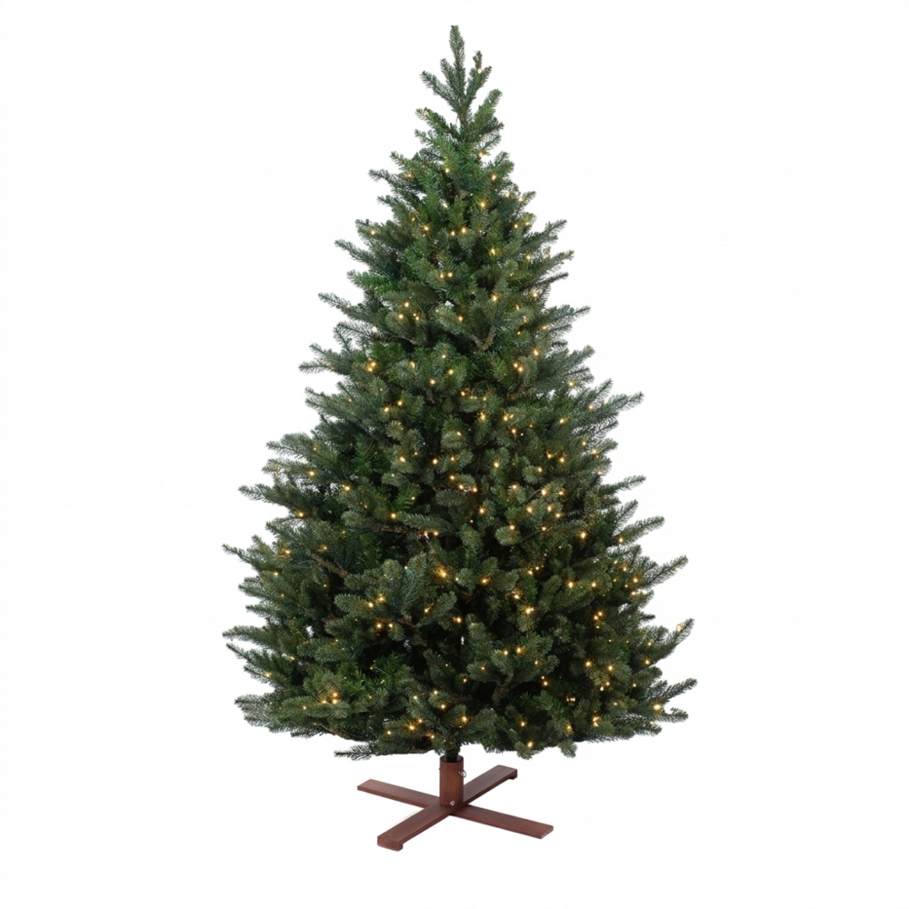 Our Nordic Christmas Kentucky Deluxe - Kunstkerstboom - 183 cm - Warm witte leds - mix pe/pvc