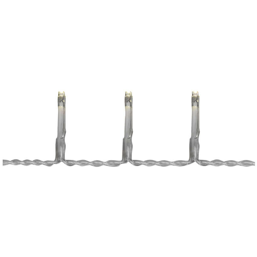 LED Kerstverlichting - Mini leds - Transparant snoer - Batterij