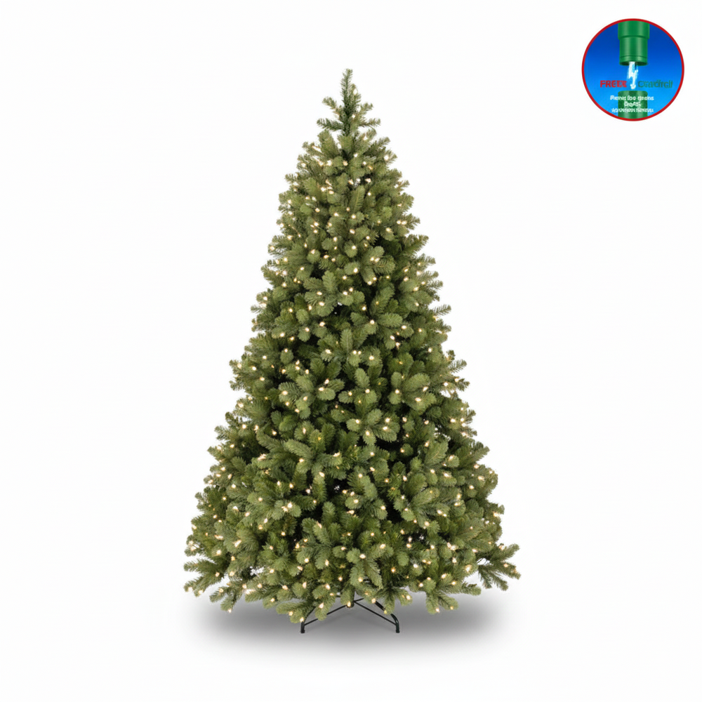 National Tree Company Bayberry - Kunstkerstboom - 183 cm - Leds - mix PE en PVC