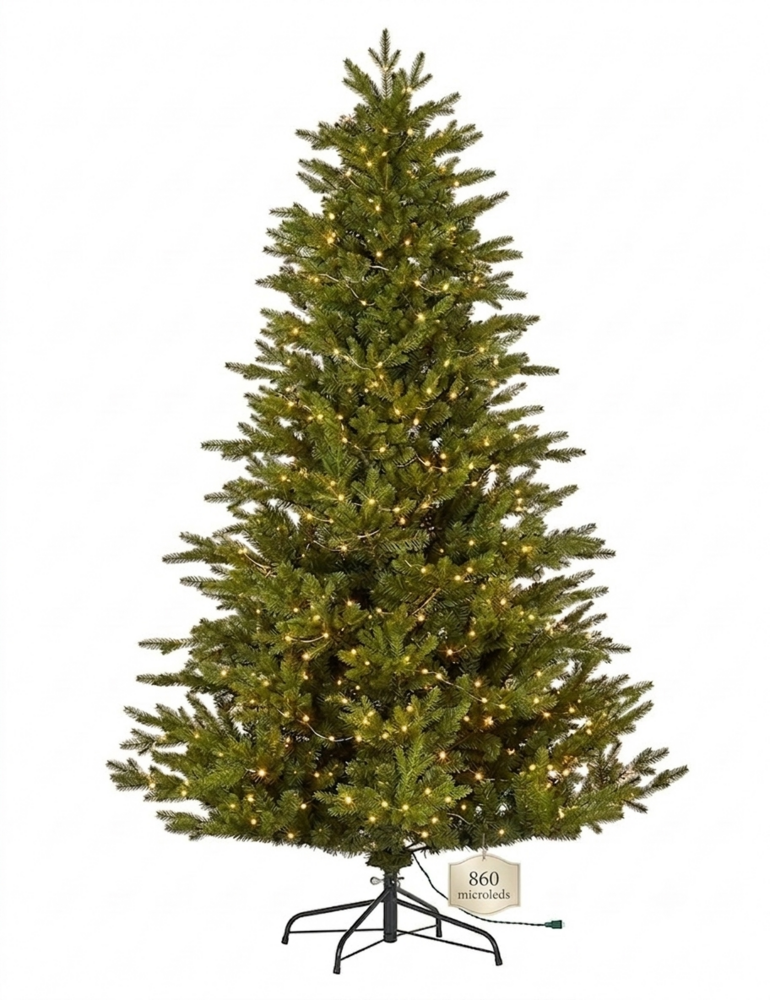 Greenhaven Winter Colletion Premium mix PE/PVC - Kunstkerstboom - 240 cm - 860 LED's &ndash; Prelit