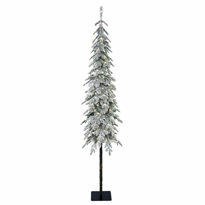 A Perfect Christmas Snowy Colwood Fir - Kunstkerstboom op stam - 120 cm - Leds - 100% PE takken - Sneeuw