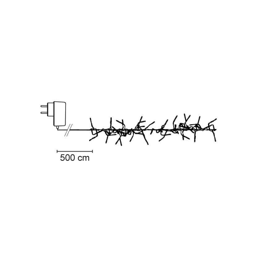 LED kerstverlichting - Super Cluster - Transparant snoer