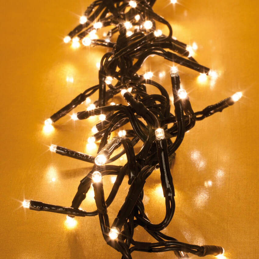 Super Cluster - Kerstverlichting - mini LED - Groen snoer - IP44