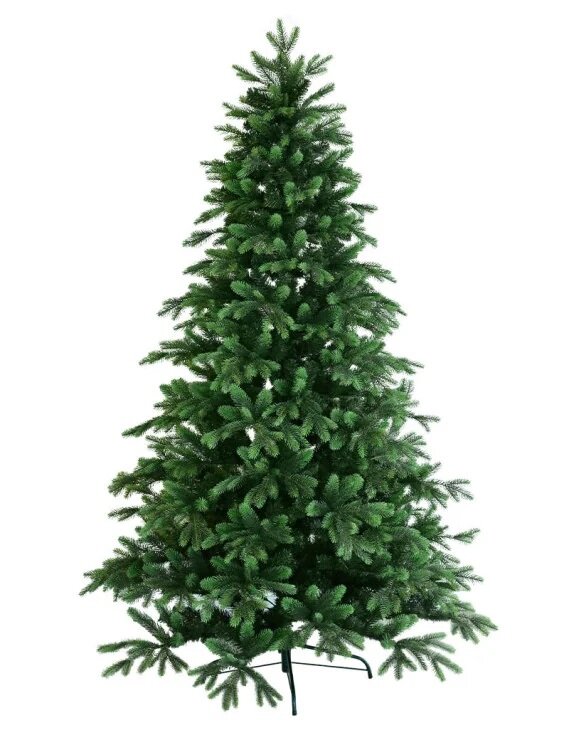 Letgato luxe kunstkerstboom met mix pe takken 350 cm hoog