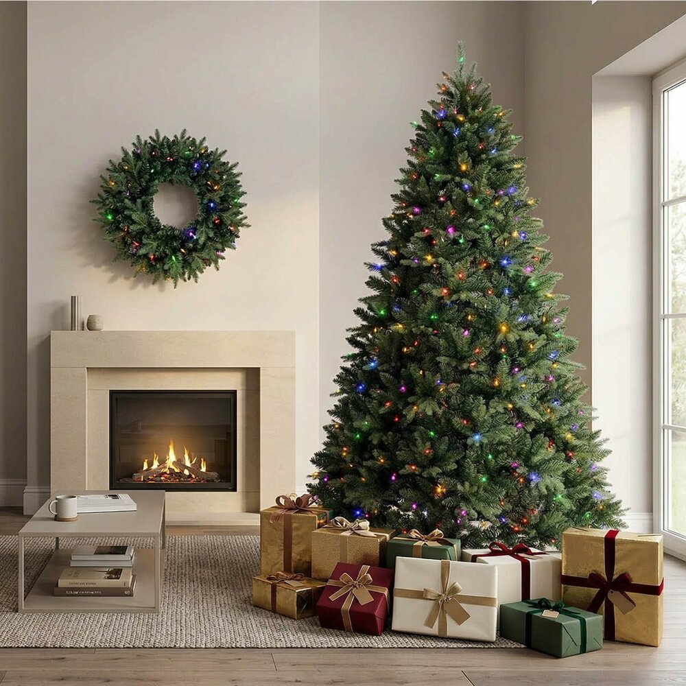 National Tree Company Everton - Kerstkrans - 61 cm - Dual LED