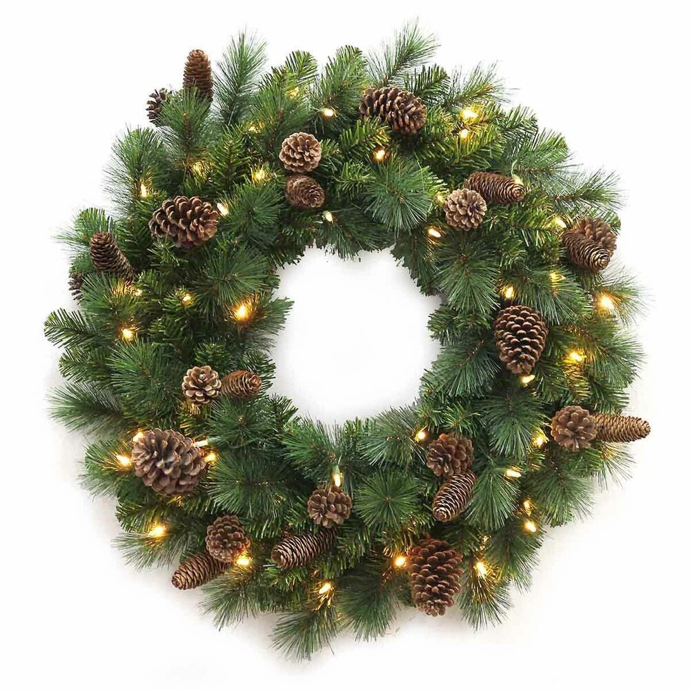 National Tree Company Pine Ridge - Kerstkrans - 60 cm