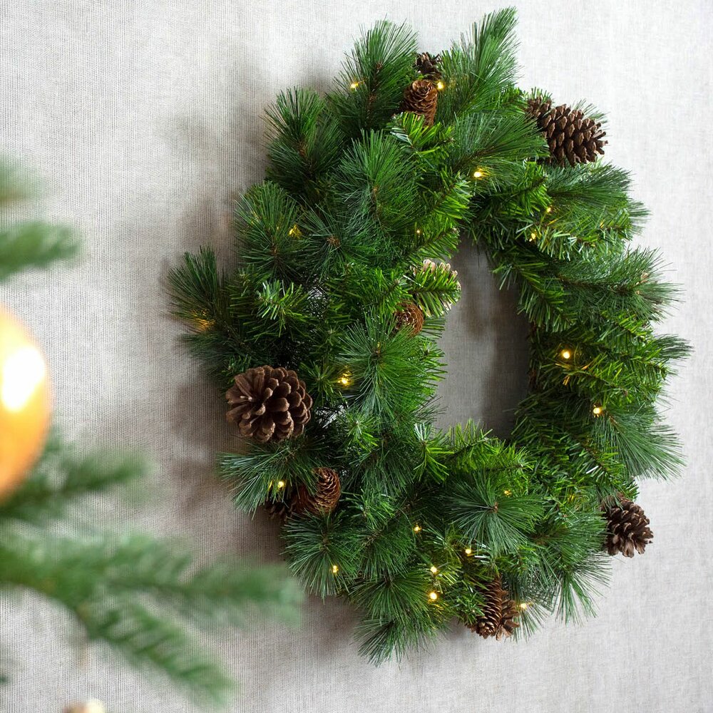 National Tree Company Pine Ridge - Kerstkrans - 60 cm