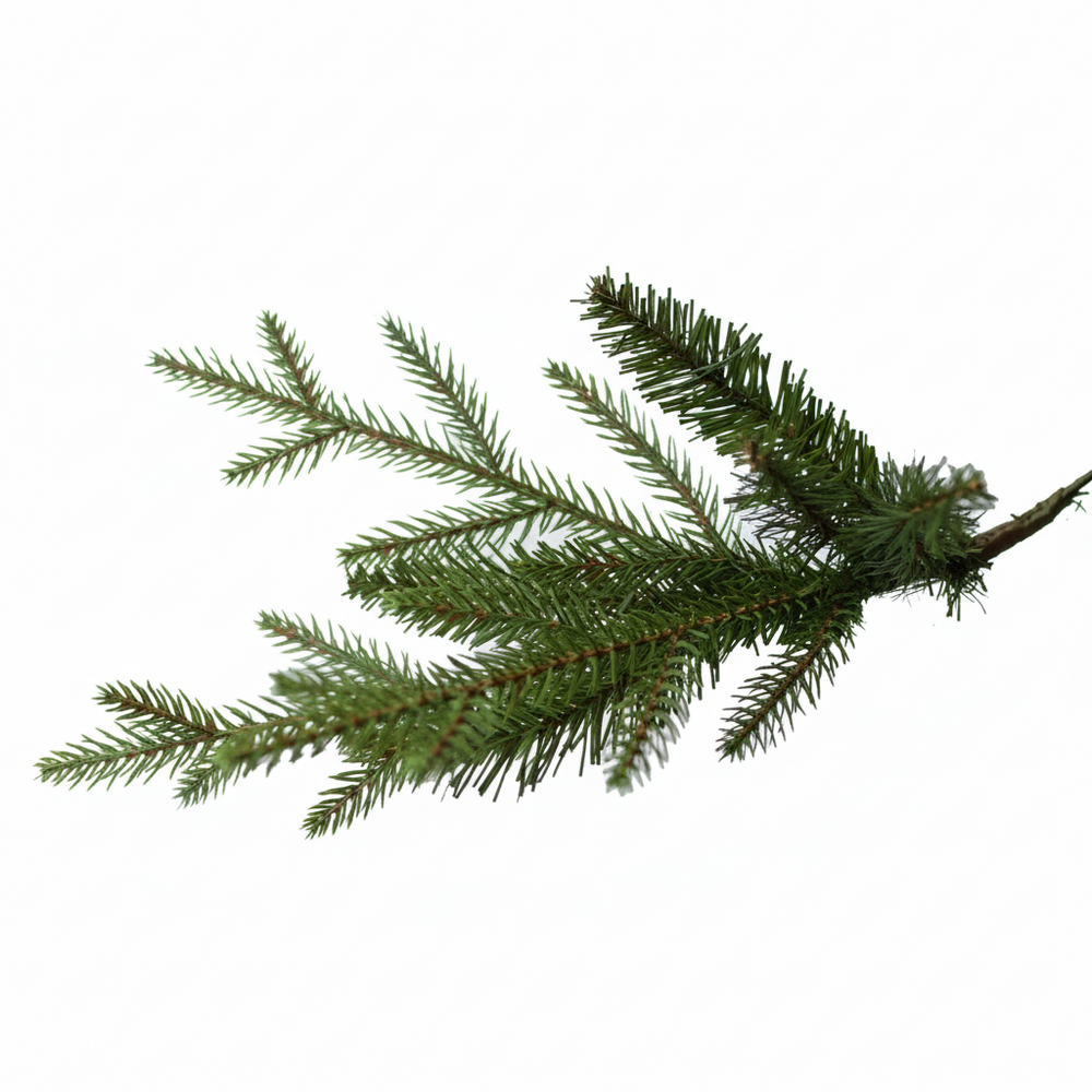 Our Nordic Christmas Arkansas - Kunstkerstboom - 213 cm - donkergroen - houten voet