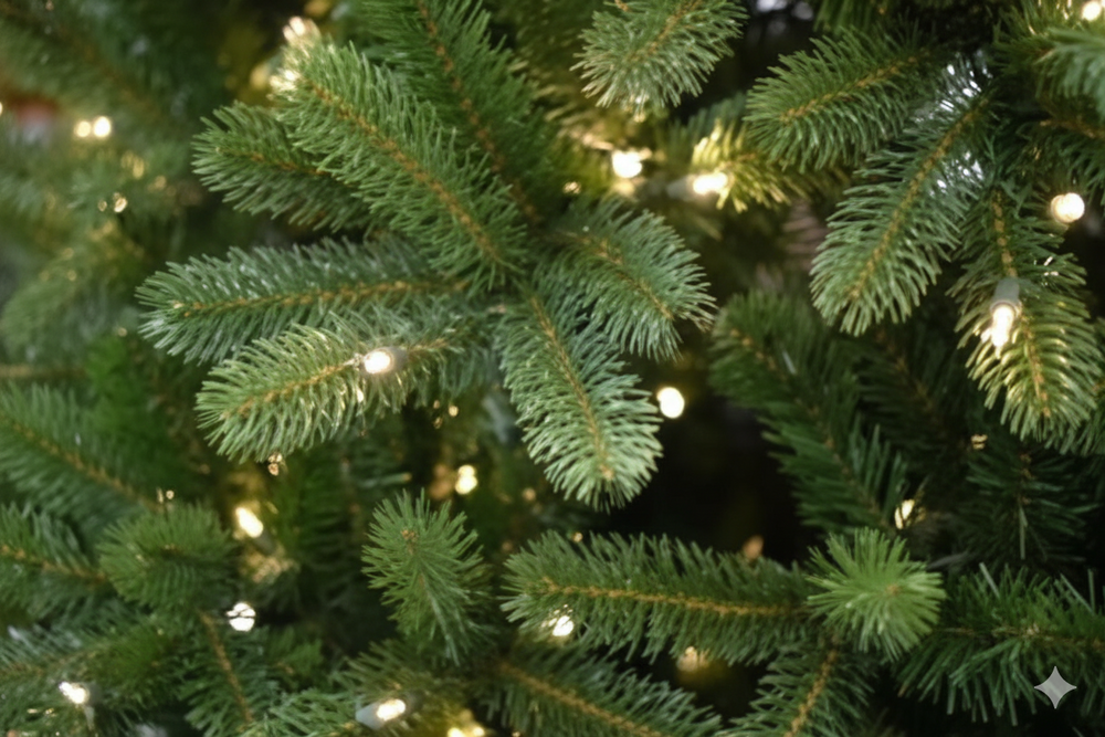National Tree Company Bayberry - Kunstkerstboom -  228 cm - Leds - mix PE en PVC