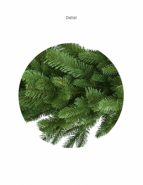Greenhaven Winter Collection Premium mix PE - Kerstkrans - rond 50 cm