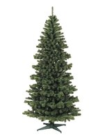 Volle compacte kunstkerstboom 210 cm hoog