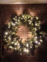 Florida - Kerstkrans - 120 cm - 250 warm witte Professionele LED'S