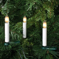 Kerstboomsnoer rond snoer 16 kaarsjes | Warm wit