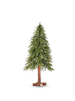 Greenhaven winter collection Alpine mix PE - Kunstkerstboom op stam - 120 cm - natuurlijke stam