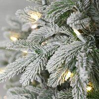 National Tree Company Andorra - Kunstkerstboom - 183 cm - Besneeuwd met LED