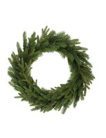 Kerstkrans Altura 100% natuurlijke PE takken rond 50 cm - binnen en buiten gebruik - exclusieve krans