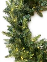 Greenhaven Oregon - Kerstkrans - 80 cm - Mix PE - micro leds