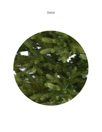 Kunstkerstboom Premium 180 cm - 100 % PE-takken -  Zeer natuurlijke uitstraling - eenvoudig op te zetten - stalen voet