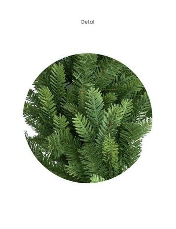 Kerstkrans Altura mix PE 50 - natuurlijke gegoten PE takken - binnen en buiten gebruik - exclusieve krans