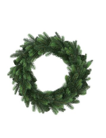 Oregon Kerstkrans mix PE natuurlijke takken rond 50 cm - binnen en buiten gebruik
