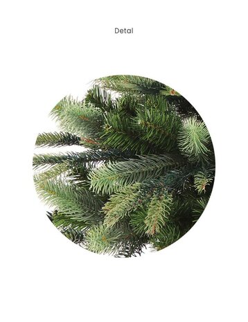 Kleine kunstkerstboom Penny 60 cm hoog - mix PE met pvc takken
