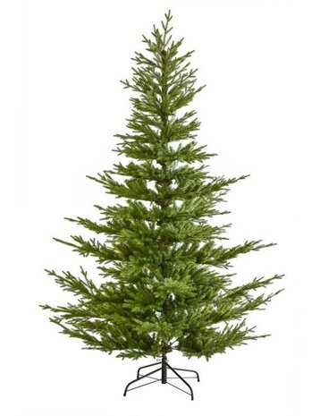 Alaska open luxe kunstkerstboom met mix pe takken 210 cm hoog