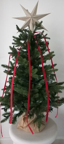 Premium mix PE met PVC - Kleine kunstkerstboom - 80 cm - Luxe kleine kerstboom 