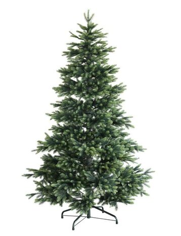 kunstkersboom alabama met 100% PE takken 210 cm hoog