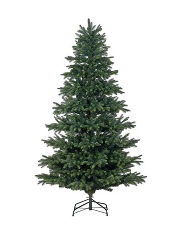 Oregon compacte kunstkerstboom met mix pe takken 210 cm hoog