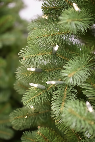 National Tree Company Bayberry - Kunstkerstboom - 243 cm - Leds - mix PE en PVC