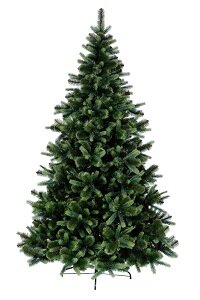 Rocky mix PE - Fiber -  Kunstkerstboom - 210 cm -  Volle kerstboom - Robuust
