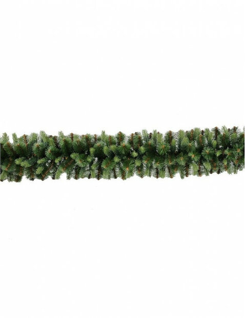 Rocky mix PE - Guirlande - 30 cm x 180 cm - Luxe volle Kerstguirlande - Brandcertificaat