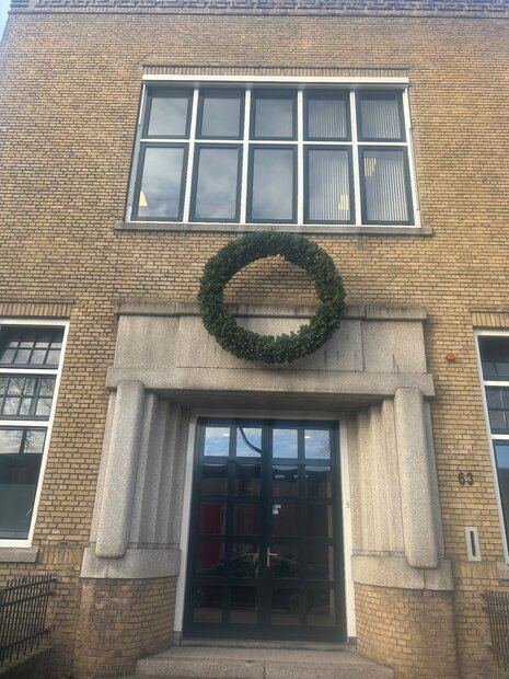 Miami - Kerstkrans - 120/60 cm - Brandvertragend - 3 Dimensionaal - Binnen &amp; Buiten gebruik