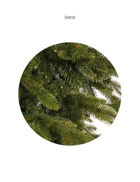 Premium mix PE/PVC- Kunstkerstboom - 180 cm - Natuurlijke uitstraling - Brandcertificaat