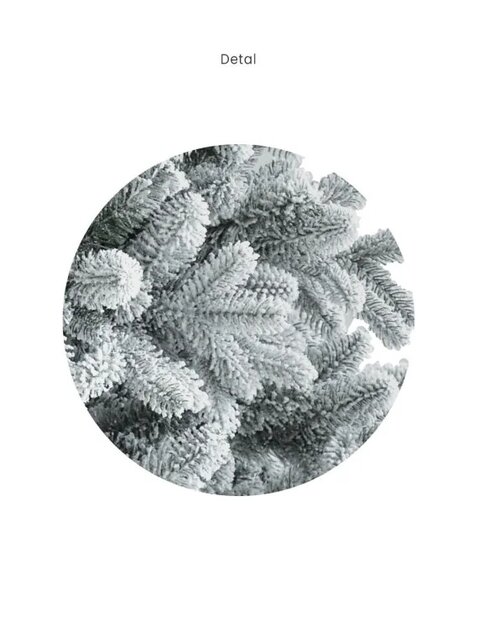 Denali - Kunstkerstboom - 180 cm - voorzien van Sneeuw -  Brandcertificaat - eenvoudig opzetbaar