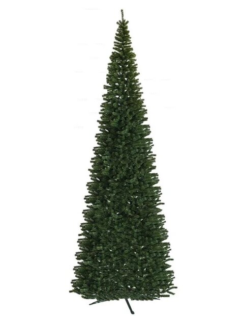 Smalle kunstkerstboom Silhouette 450 cm hoog