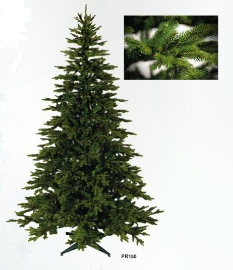 Premium compleet - Kerstboom - 210 cm - Kerstballen - led verlichting - mix PE takken