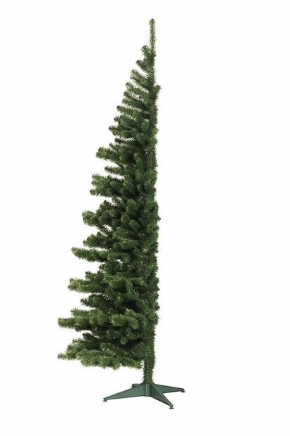 Slimline - Kunstkerstboom - 210 cm - Wandmodel - Brandcertificaat
