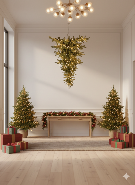 Perfect omgekeerde kerstboom 180