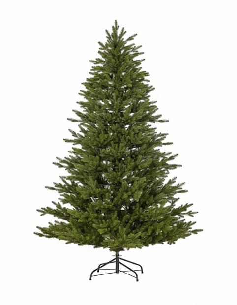 Premium 100% PE - Kunstkerstboom - 210 cm - 100 % PE-takken - Zeer natuurlijke uitstraling - Brandcertificaat