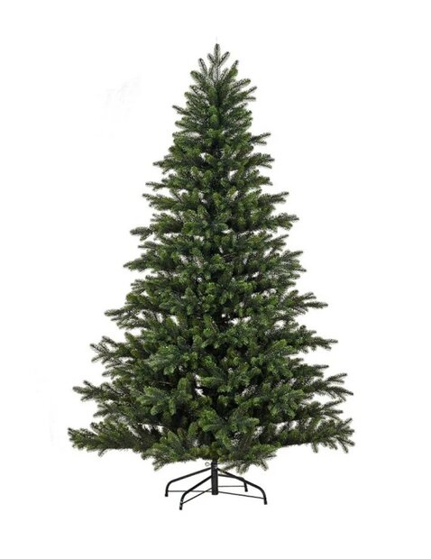 Letgato luxe kunstkerstboom met mix pe takken 210 cm hoog