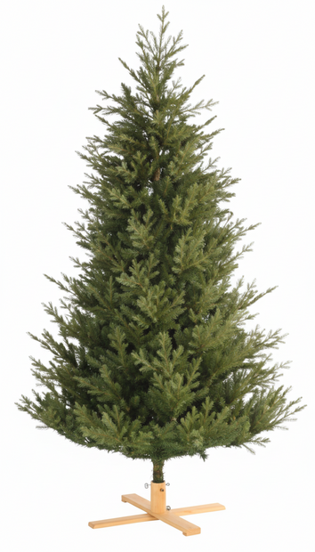 Our Nordic Christmas Goteborg - Kunstkerstboom - 183 cm - houten voet - mix pe/pvc