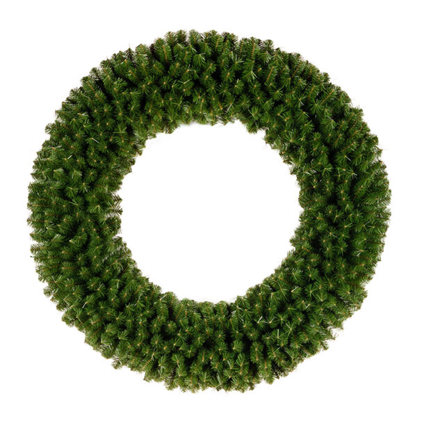 Miami - Kerstkrans - 80 cm - 250 Professionele LEDS - Brandvertragend - Ophang oog - 3 Dimensionaal