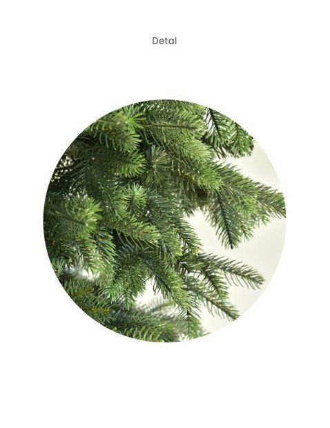 Oregon - Guirlande - 30 cm x 270 cm - mix PE - luxe volle kerstguirlande - Natuurlijke uitstraling